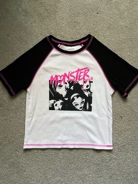 monster high women’s babydoll tee